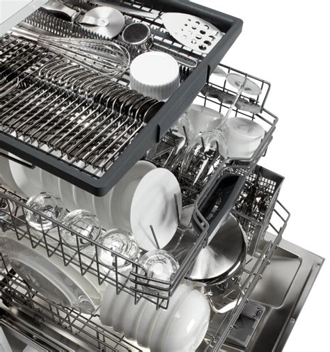 KitchenAid Dishwasher Rack Design. . Bosch dishwasher 3rd rack